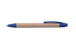 Krusty Pappkugelschreiber: Kugelschreiber aus Pappe und Kunststoff mit blauer Füllung. Umweltfreundliches P