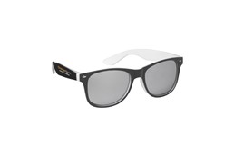 TRIR Sonnenbrille:   Auffallende Sonnenbrille mit verspiegelten Gläsern. Das Gestell vereint zwei