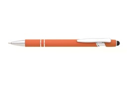 Naton Kugelschreiber:   Kugelschreiber mit Touch-Ende, weich gummierte Oberfläche mit zwei Zierringe