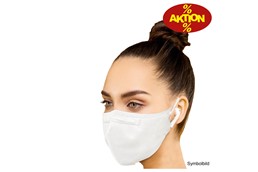 Atemschutzmaske, FFP2, Aktionspreis:   "FFP2 Atemschutzmasken mit einem Abscheidegrad von 92% gemäß EN 149:2001+A1: